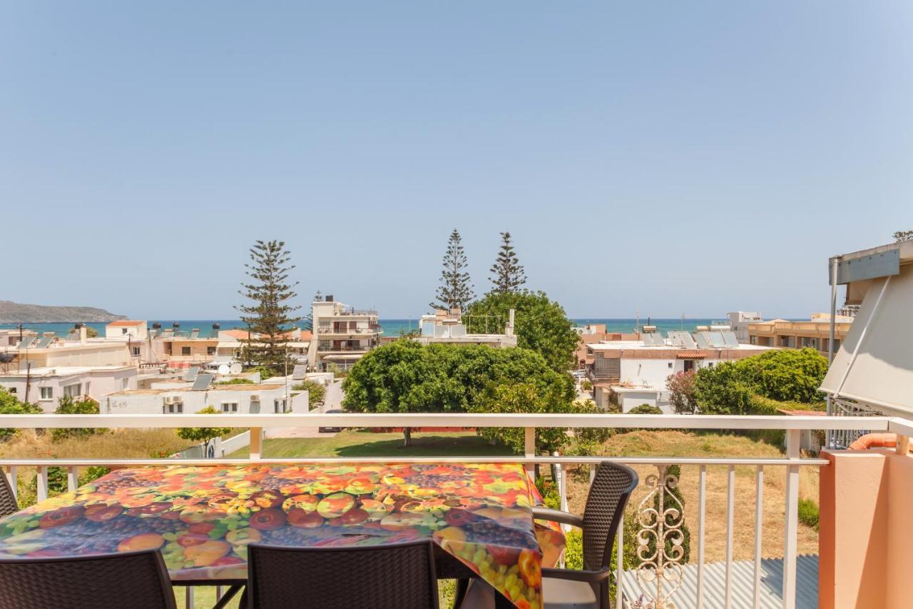 Christine Seaside Apartments In Chania Stalós Extérieur photo