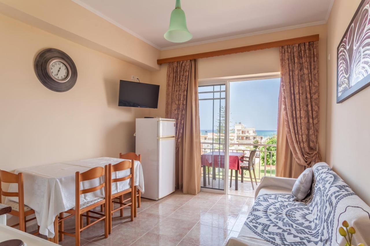 Christine Seaside Apartments In Chania Stalós Extérieur photo