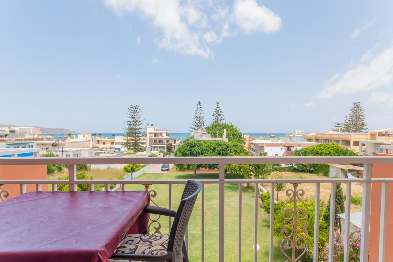 Christine Seaside Apartments In Chania Stalós Extérieur photo